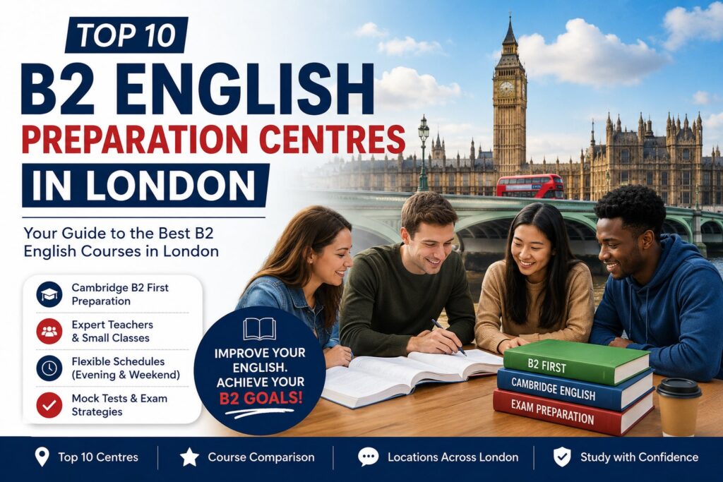 Top 10 B2 English Preparation Centres in London
